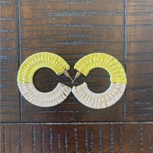 BaubleBar raffia earrings